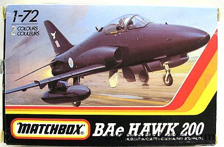 Matchbox 1/72 British Aerospace Hawk 200, PK-46 plastic model kit